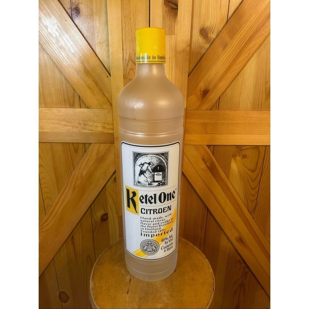 Ketel One Citroen Vodka Display Bottle 4.5 Liter Empty 22.5" (5583)